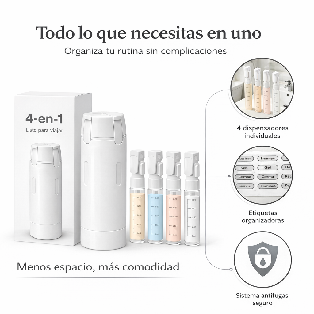 Fourcare™ Organizador de Higiene 4 en 1