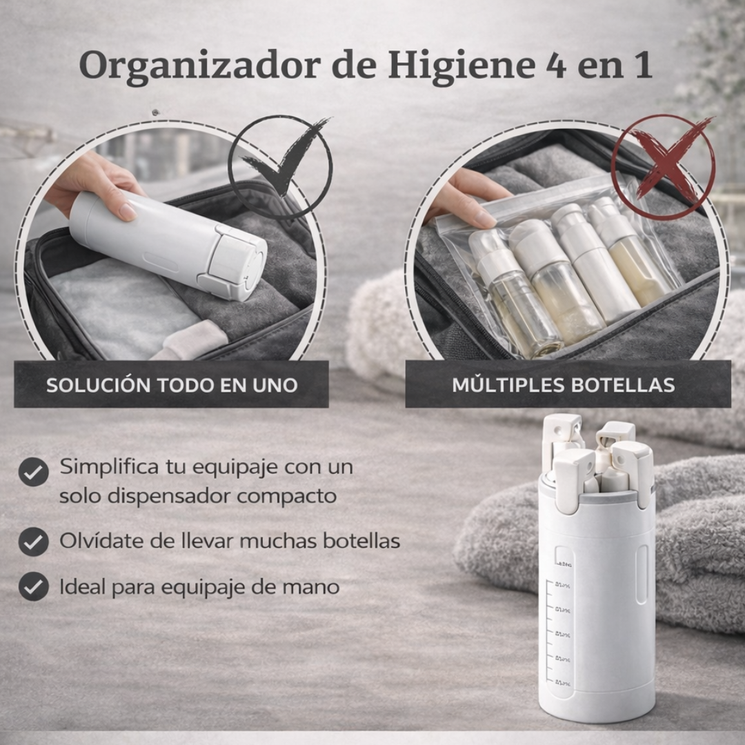 Fourcare™ Organizador de Higiene 4 en 1